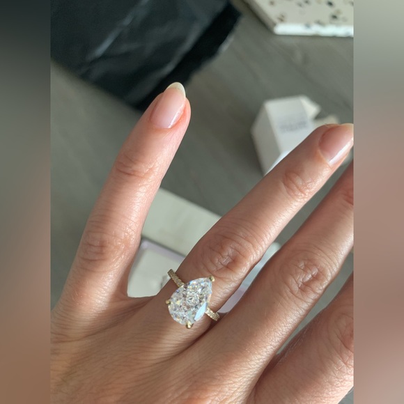 OBJKTS JEWELRY - Luna Ring, gold-plated sterling silver - Picture 3 of 3